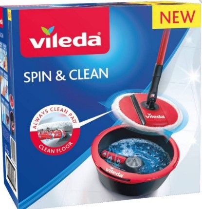 Vileda Spin & Clean комплект за почистване на под, с чупещ се диск