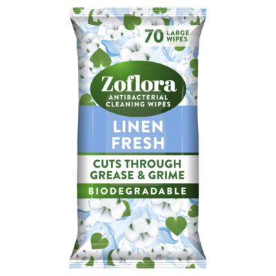 Zoflora мокри кърпи антиактериални 70 бр- LINEN FRESH