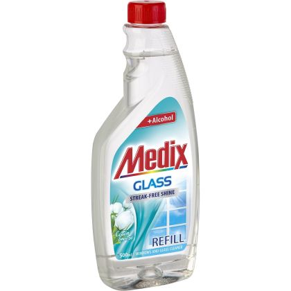 Medix за стъкла и огледала пълнител 500 мл. - Cotton breeze