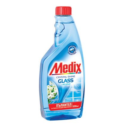 Medix за стъкла и огледала пълнител 500 мл. - Original
