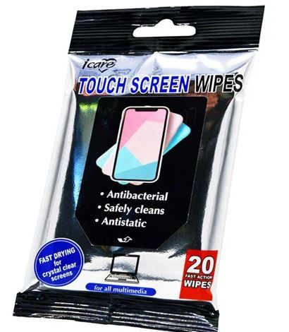 I care мокри кърпи 20 бр за Touch screen