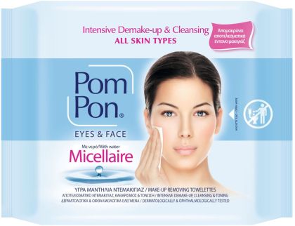 Pom Pon мокри кърпички за премахване на грим - MICELLAIRE