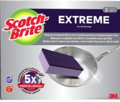 Гъба за почистване на фурни Scotch Brite - 2 бр в опаковка