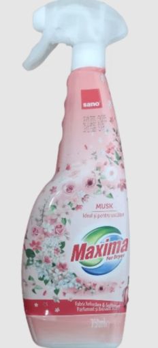 SANO Спрей омекотител за сушилня - Муск 750 мл
