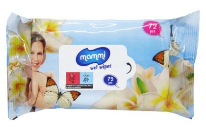 Mammi мокри кърпи 72 бр с капак