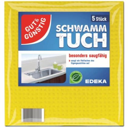 EDEKA Швамтух попивателни кърпи -  5 бр.