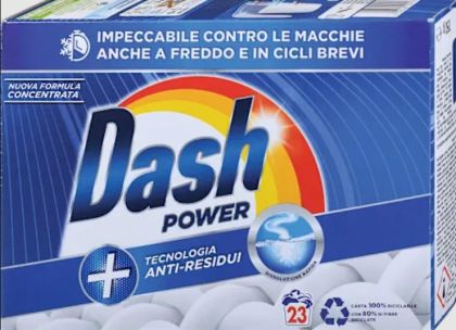 Dash прах за пране кутия - 1,150 кг, 23 пранета 