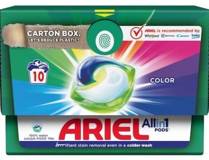 Ariel All in One Pods капсули за цветно пране - 10 броя
