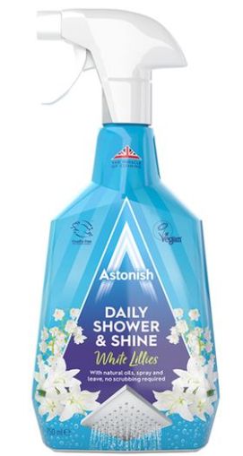 Astonish спрей за баня и душ кабини 750 мл - Бяла лилия
