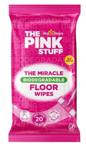 STAR DROPS THE PINK STUFF мокри кърпи за под 20 броя