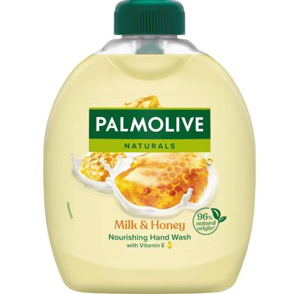 Palmolive течен сапун пълнител 300 мл - мед и мляко