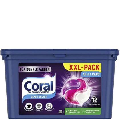 CORAL Optimal color  капсули за цветно пране 50 бр. - Германия