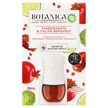 Airwick BIO Botanica ароматизатор машинка + пълнител 19 мл - Нар и Бергамот