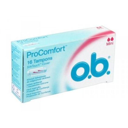 РАЗПРОДАЖБА - OB тампони 16 бр.  мини, 2 капки (2 опаковки)