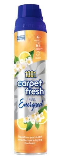 1001 Carpet Fresh ароматизираща пяна за килими, дамаски - Цитрус