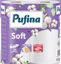 Кухненска хартия PUFINA Soft 2 ролки