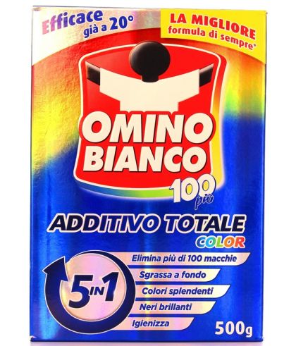 Omino Bianco за петна прах за цветно пране 500 грама