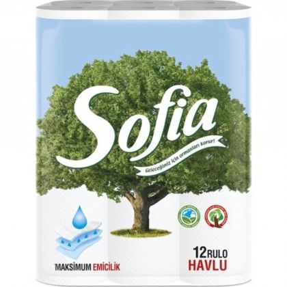 Кухненска хартия SOFIA 12 ролки