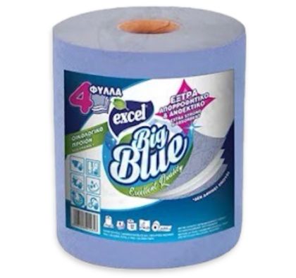 Кухненска хартия EXCEL Big Blue 1 ролка XXL размер, 2 килограма