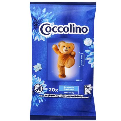Coccolino мокри кърпи за сушилна машина 20 бр