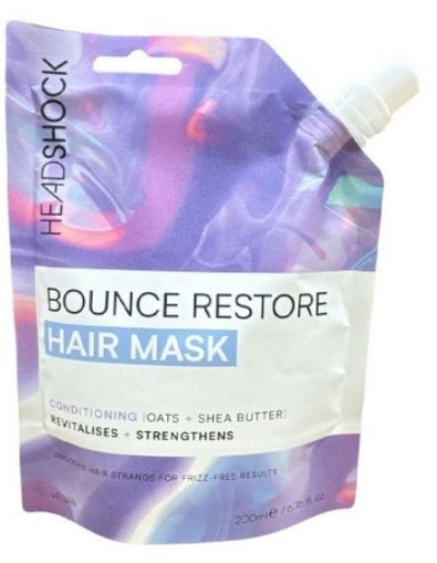 HEADSHOCK Bounce restore възстановяваща маска за коса с овес и масло от ший  200 мл