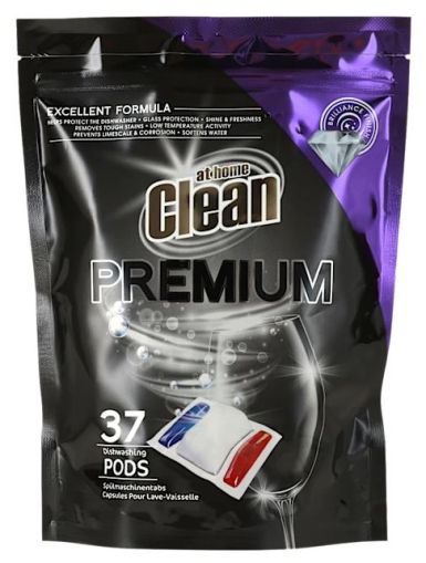  At Home Clean Premium - таблетки за съдомиялна 37 броя 