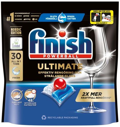 Finish Ultimate таблетки съдомиална - 30 броя