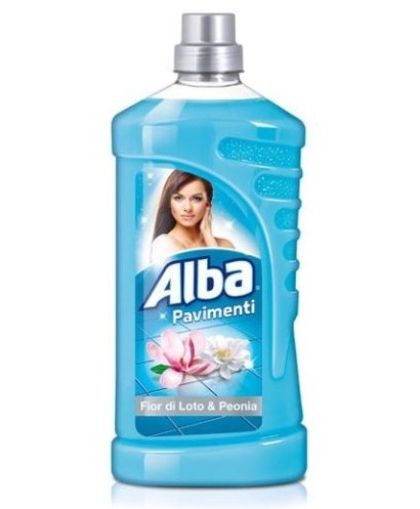  ALBA почистващ прапарат за под - 1 литър - Лотос и Божур