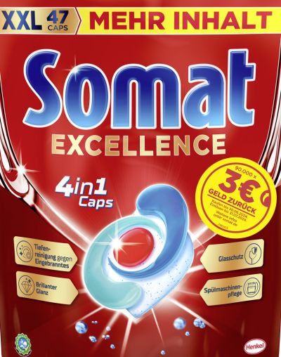SOMAT 4 in 1 капсули за съдомиялна - 47 броя