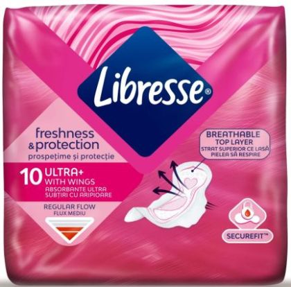  Libresse Ultra + Normal Regular дамски превръзки 10 броя