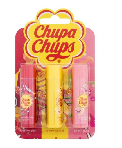 Chupa-Chups комплект балсами за устни - 3 броя