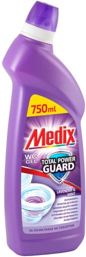 Medix почистващ гел за тоалетна - 750 мл. - Лавандула