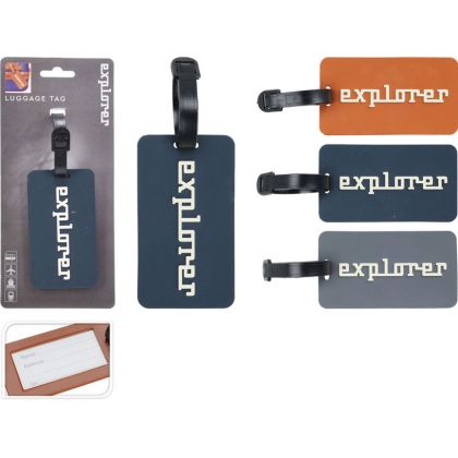 Proworld етикет за багаж 10,4 х 5,8 см - силиконов