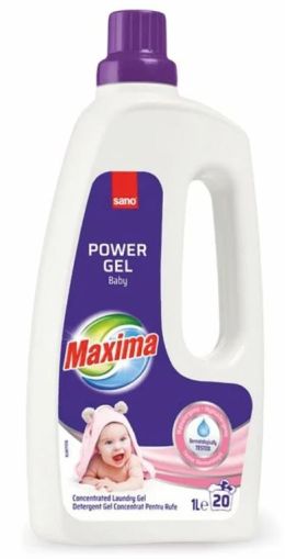 Sano Maxima Baby гел за пране на бебешки дрехи 1 литър / 20 пранета 