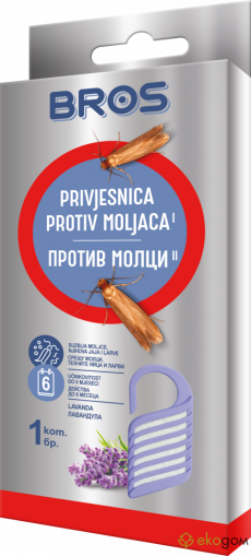 BROS ароматизатор тип закачалка против молци - Лавандула