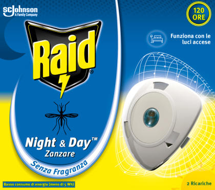 Raid течен пълнител за машинка Night & day - без аромат - 2 броя