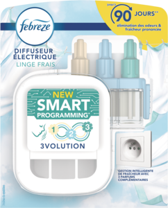 Ambi Pur Febreze 3 volution електрическа машинка + пълнител  LINGE FRAIS