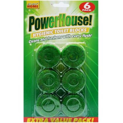 Power House зелена вода WC, 6 диска