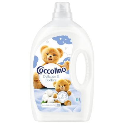 Coccolino омекотител за пране Delicato & Soffice 3 литра / 40 пранета