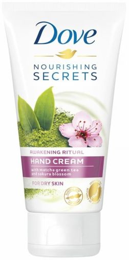 Dove Nourishing Secrets подхранващ крем за ръце, матча, 75 мл