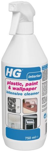 HG спрей - почистване на пластмаса, тапети, боя