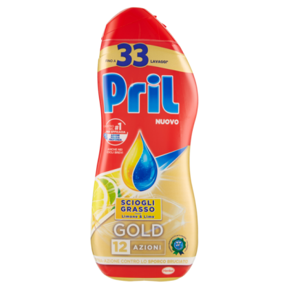 Pril Gold Gel съдомиялна 600 ml. Lemon 33w