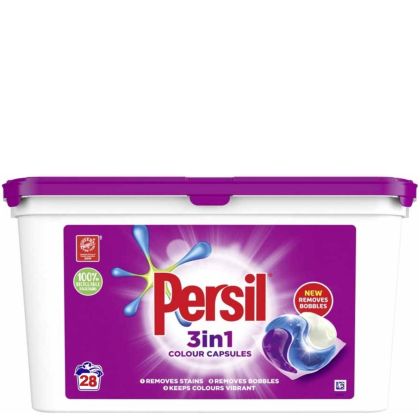 Persil 3in1 капсули за пране 28 бр - цветно