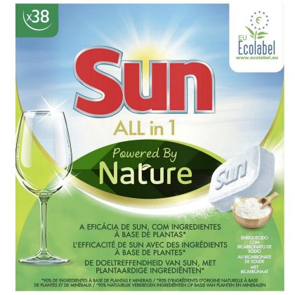 SUN ALL in 1 таблетки за съдомиялна 38 бр