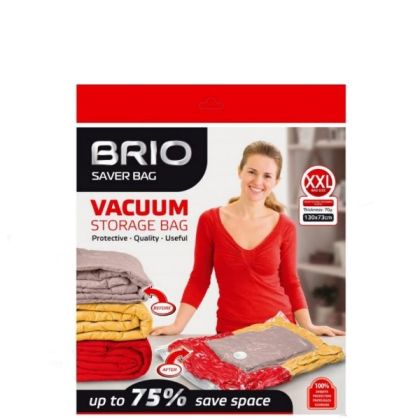 Brio вакуумни торби за дрехи XXL 130 / 73 см