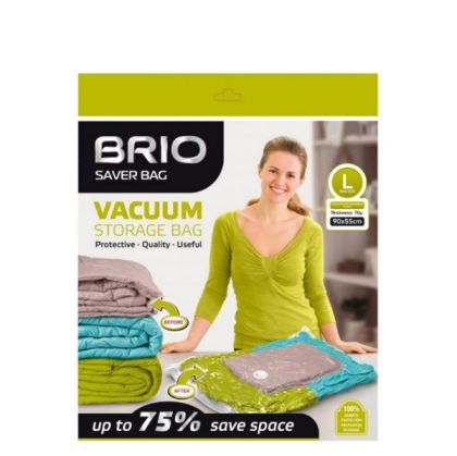 Brio вакуумни торби за дрехи L 90 / 55 см