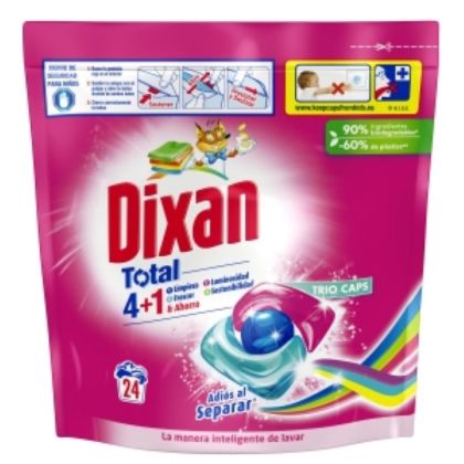 Dixan капсули 24 бр. - за цветно пране