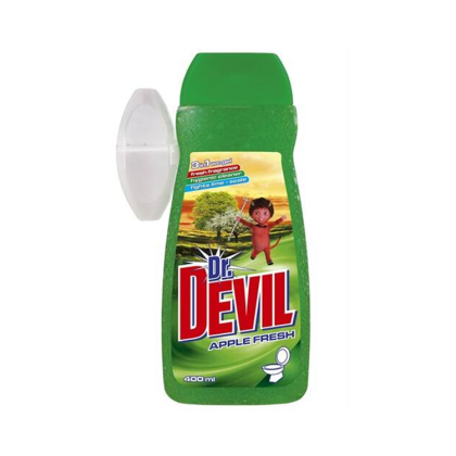 DEVIL WC гел  Ябълка пълнител 400 мл + кошничка 