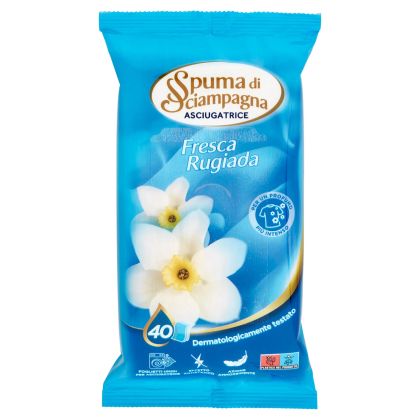 SPUMA мокри кърпички за сушилня 40 бр Fresca Rugiada 
