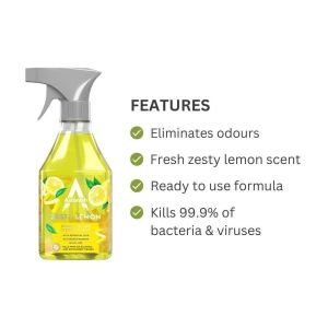 Astonish спрей дезинфектант 550 мл - Zesty Lemon жълт